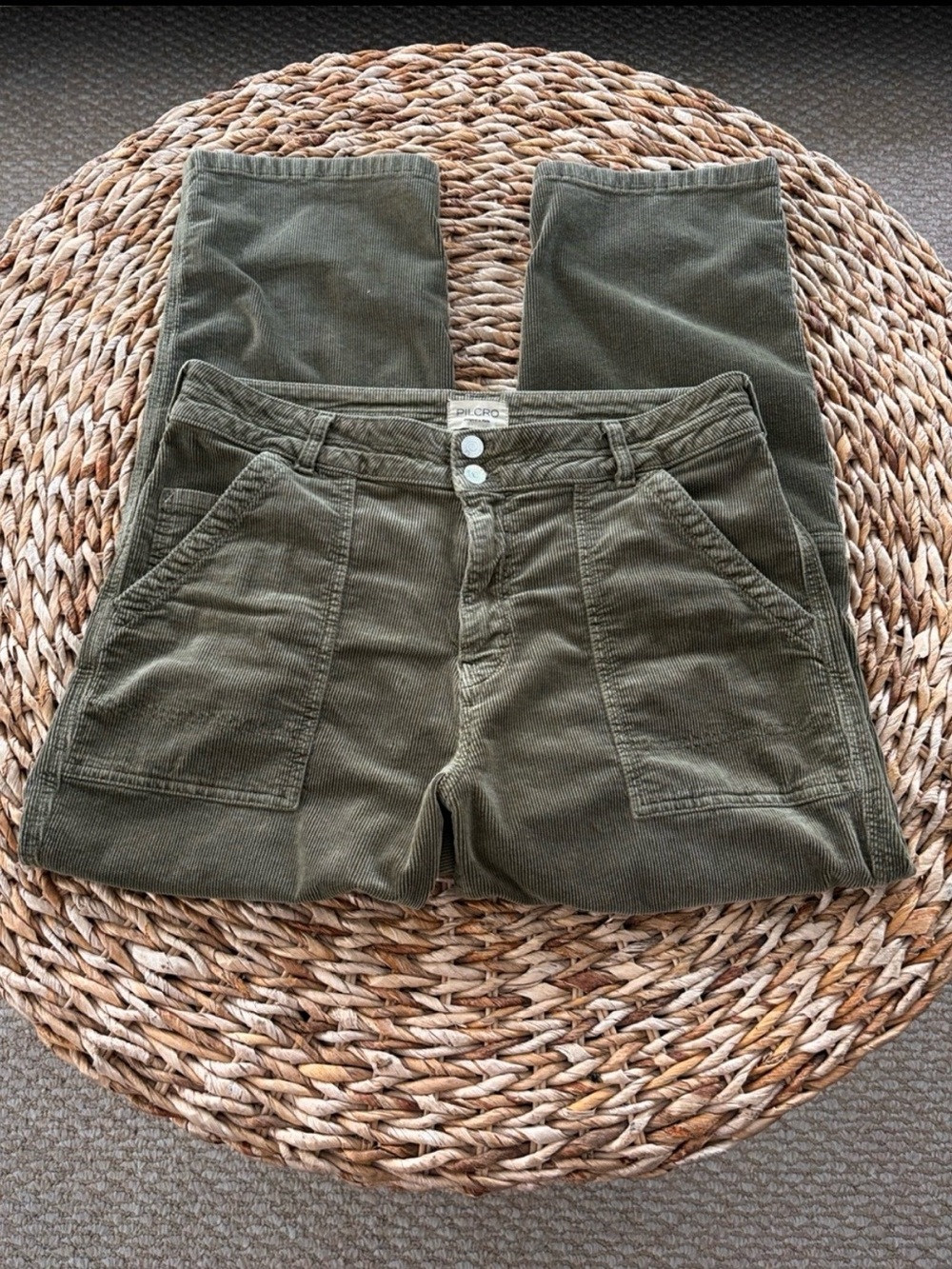 Anthropologie Pilco The Wanderer High Rise Relaxed-Leg Corduroy Pant - Picture 6 of 16